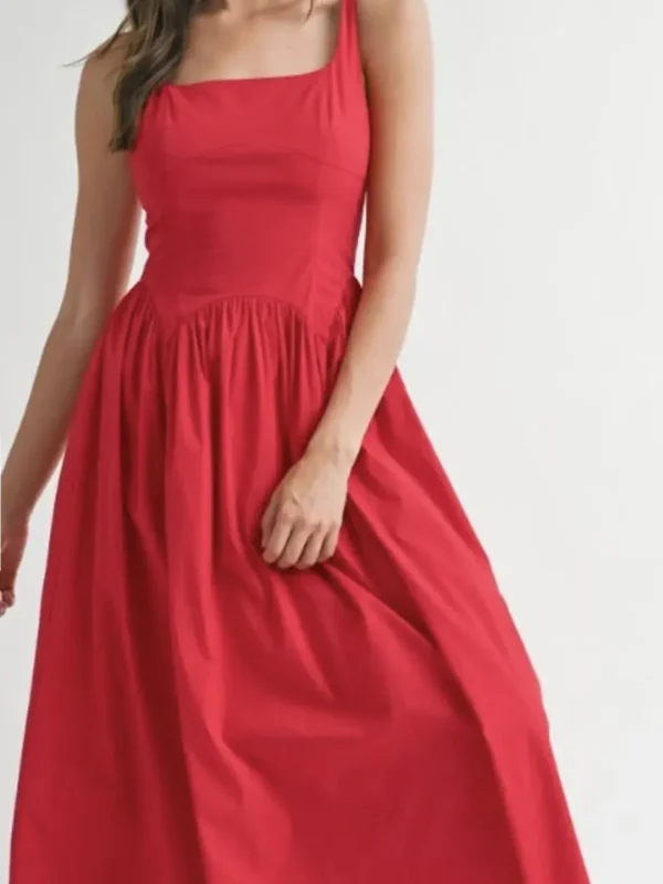 Beatrice dress - Red
