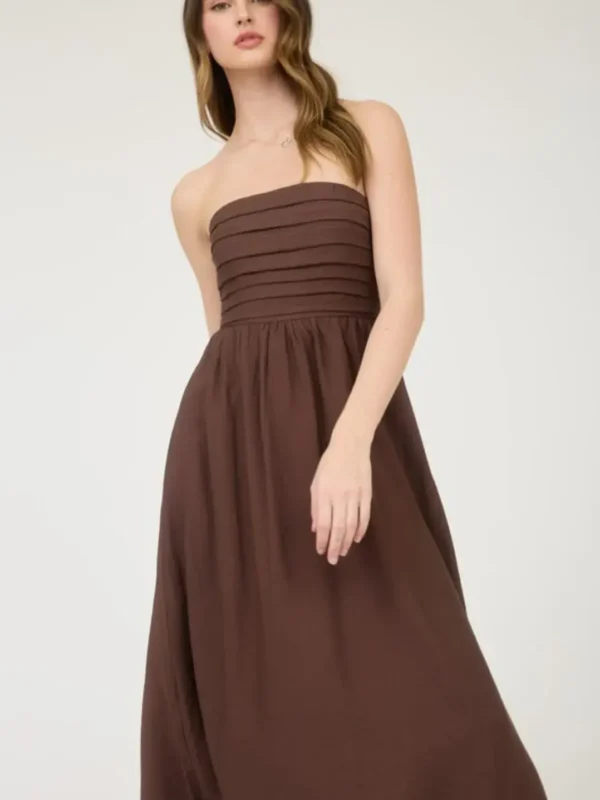 Elisa dress - Brown
