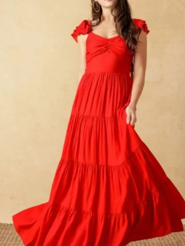 Elsa Dress - red