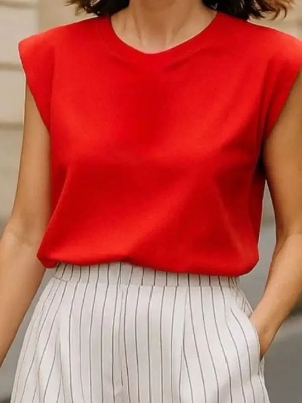 Paola top- red