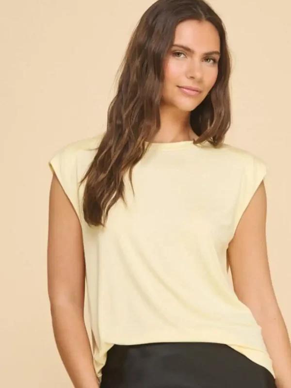 Paola top- yellow