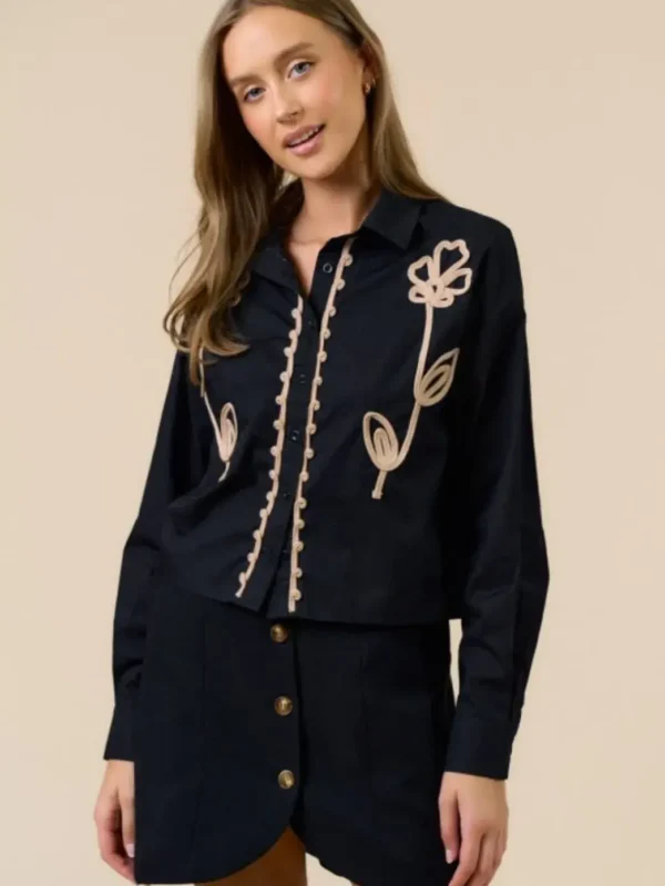 Edén Noir Blouse - Black