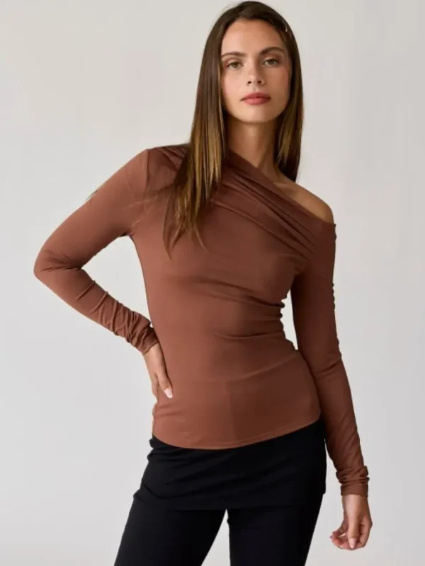 Laura Top - Brown