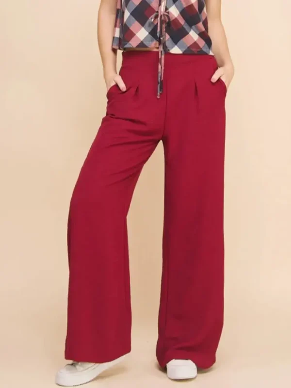Verona Pants - Burgundy