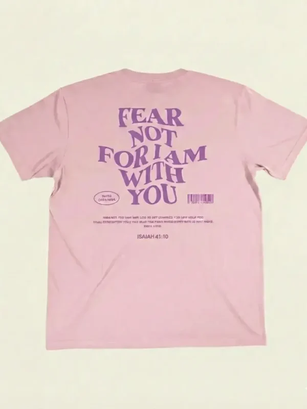 Fear Not t-shirt  - Blossom / Purple
