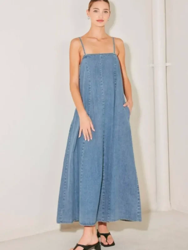 Marbella Dress - Denim